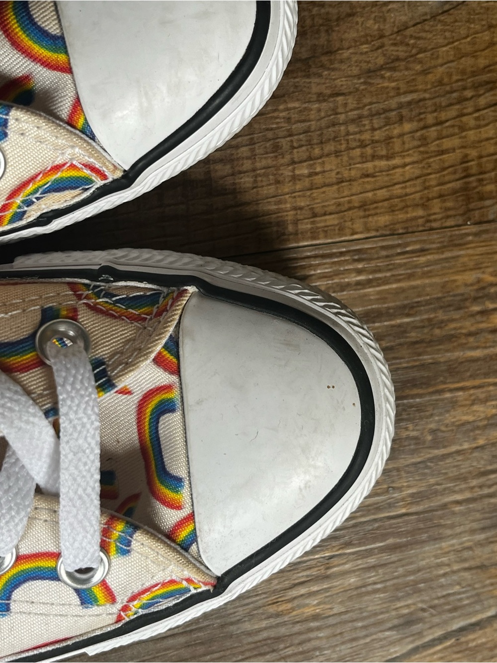 US 8 Converse Chuck Taylor All Star Low Top Rainbow Print Sneakers - Picture 12 of 13